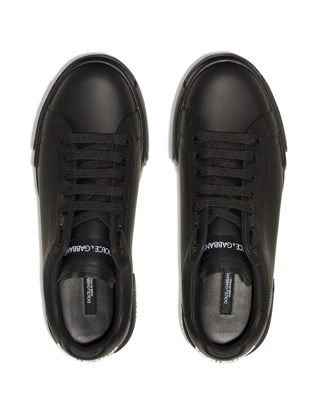 Dolce & Gabbana Portofino logo-detail sneakers Black