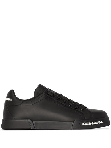 Dolce & Gabbana Portofino logo-detail sneakers Black