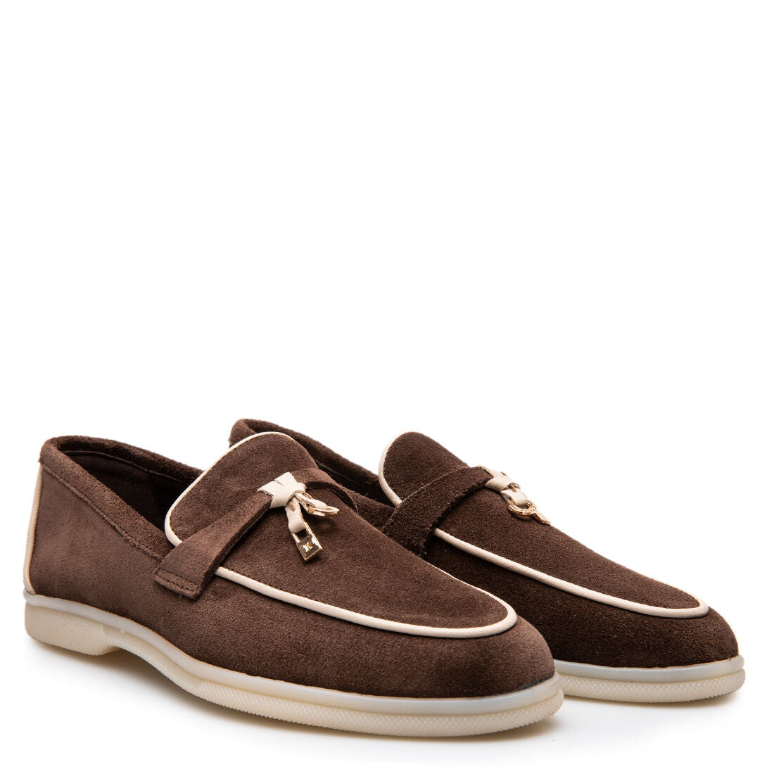 Brown Loro Piana Summer Walk