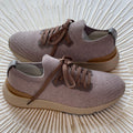 Brunello Cucinelli Men’s Smokey Brown Lace-Up Leather Sneakers