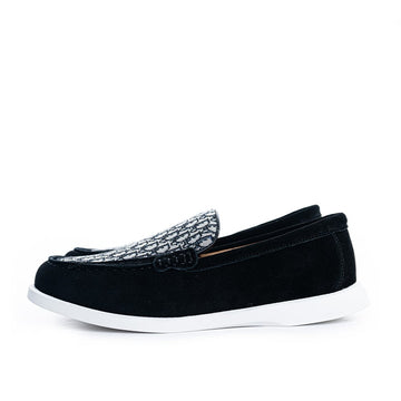 Dior Granville Men's Winter Loafer, D Edition, Grey and Black