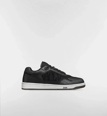 Black Smooth Calfskin and Black Dior Oblique-Embossed