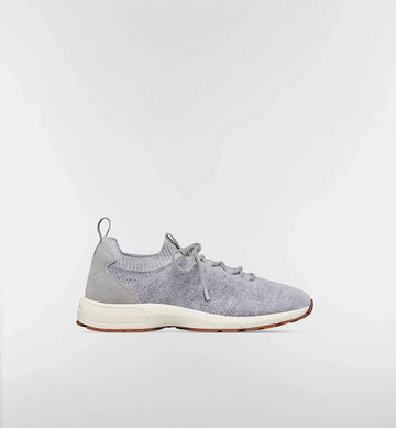 Dior Gray Cannage Cashmere, Wool and Silk Knit with Dior Gray Suede Calfskin