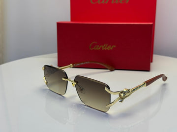 Cartier Rimless Wood