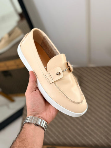 Christian Louboutin Chambeliboat loafers beige