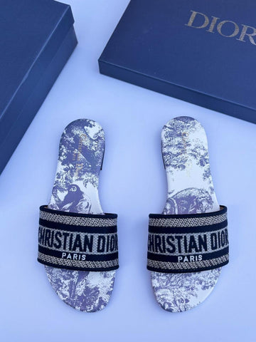 Christian Dior Dway slides Toile de Jouy|Women