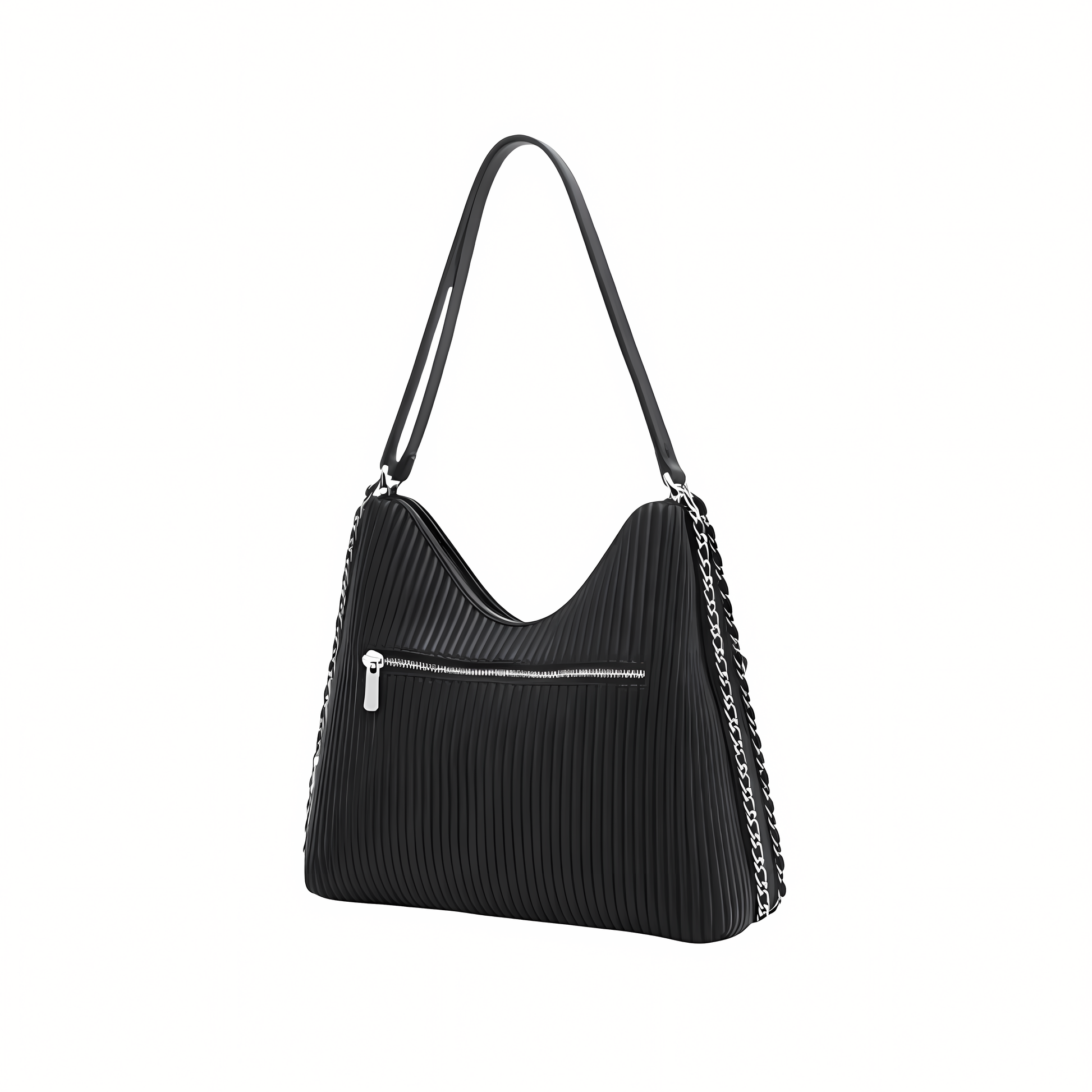 Chanel Bag | Maxi Hobo Black Lambskin
