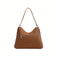 Chanel Bag | Maxi Hobo Camel Shiny Lambskin