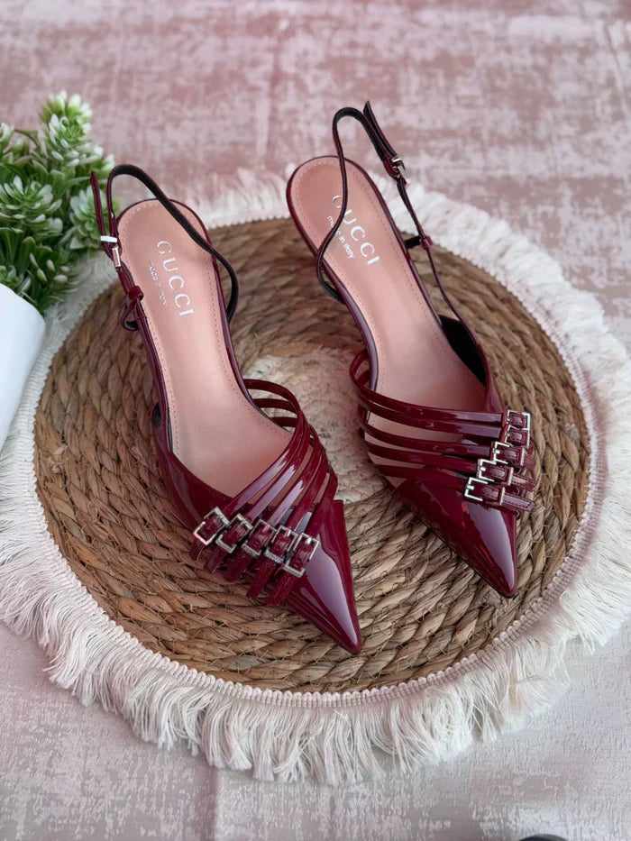 Gucci Slingback Red Pump