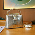 Louis Vuitton Bag | Capucines Taurillon Silver