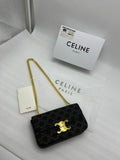 Celine Bag | Cuir Triomphe Chain Shoulder Tan Brown