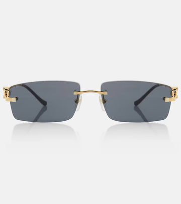 Panthère De Cartier rectangular sunglasses