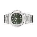 Patek Philippe | Nautilus Sunburst Olive Green Dial