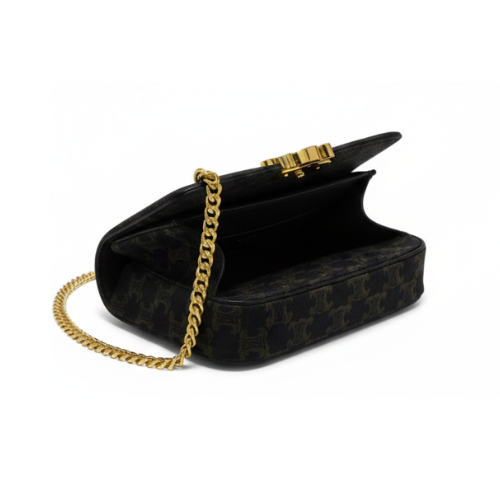 Celine | Claude Shoulder Bag Leather Black