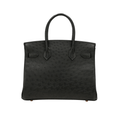 Hermès Bag | Ostrich Birkin Sellier Black