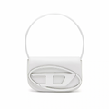 Diesel 1DR Leather Shoulder Bag | White