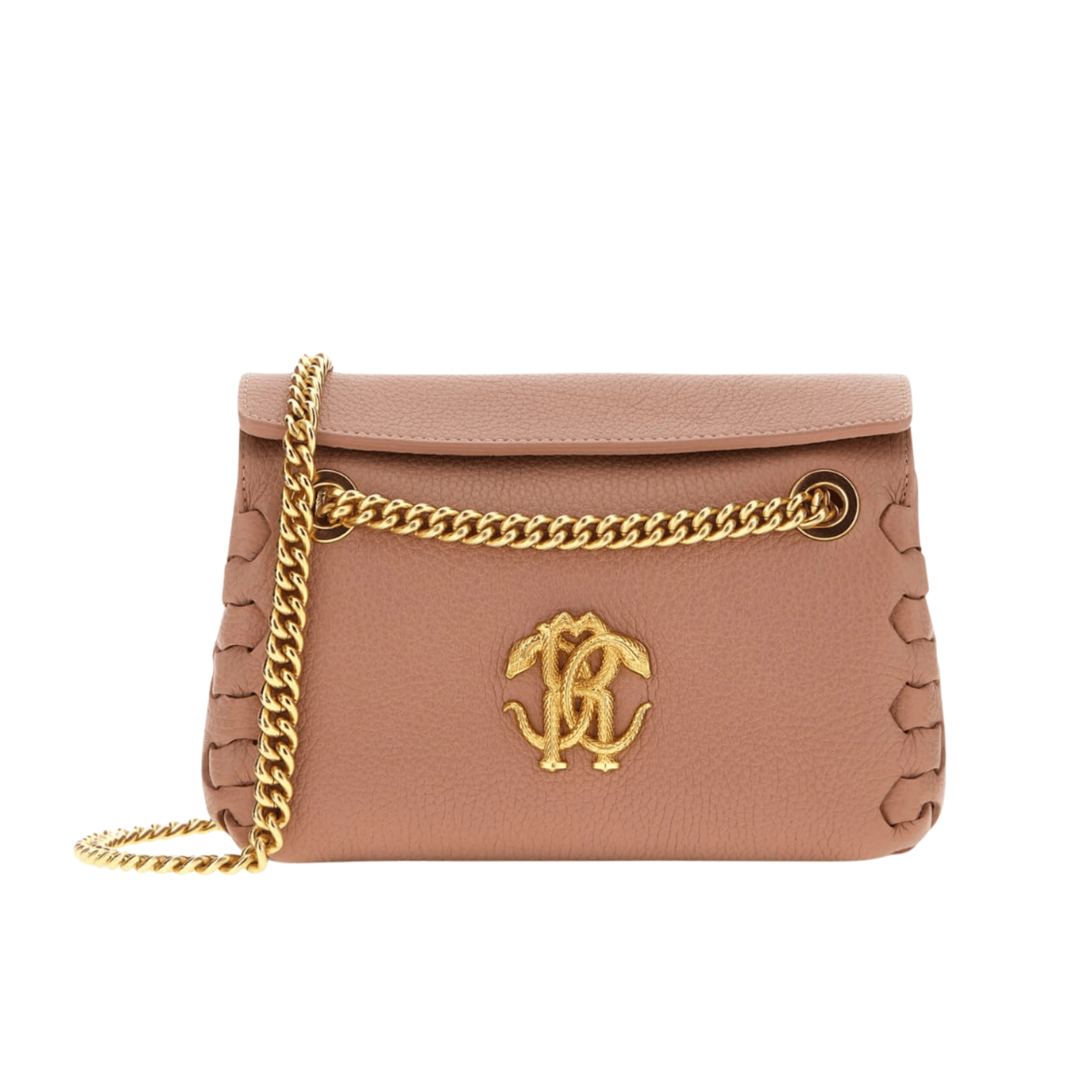 Roberto Bag | Cavalli Mirror Snake Leather Bag