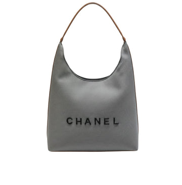 Chanel Bag | Deauville Canvas Tote Bag With Brown Leather