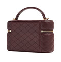 Saint Laurent Bag | Gaby Vanity Bag In A Rich, Burgundy Color.