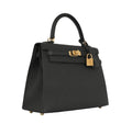 Hermès Bag | Kelly 28 Sellier Handbag Black Epsom Leather