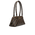 Guess | Women's Logo Print Shoulder Bag In A Brown Monogram Pattern