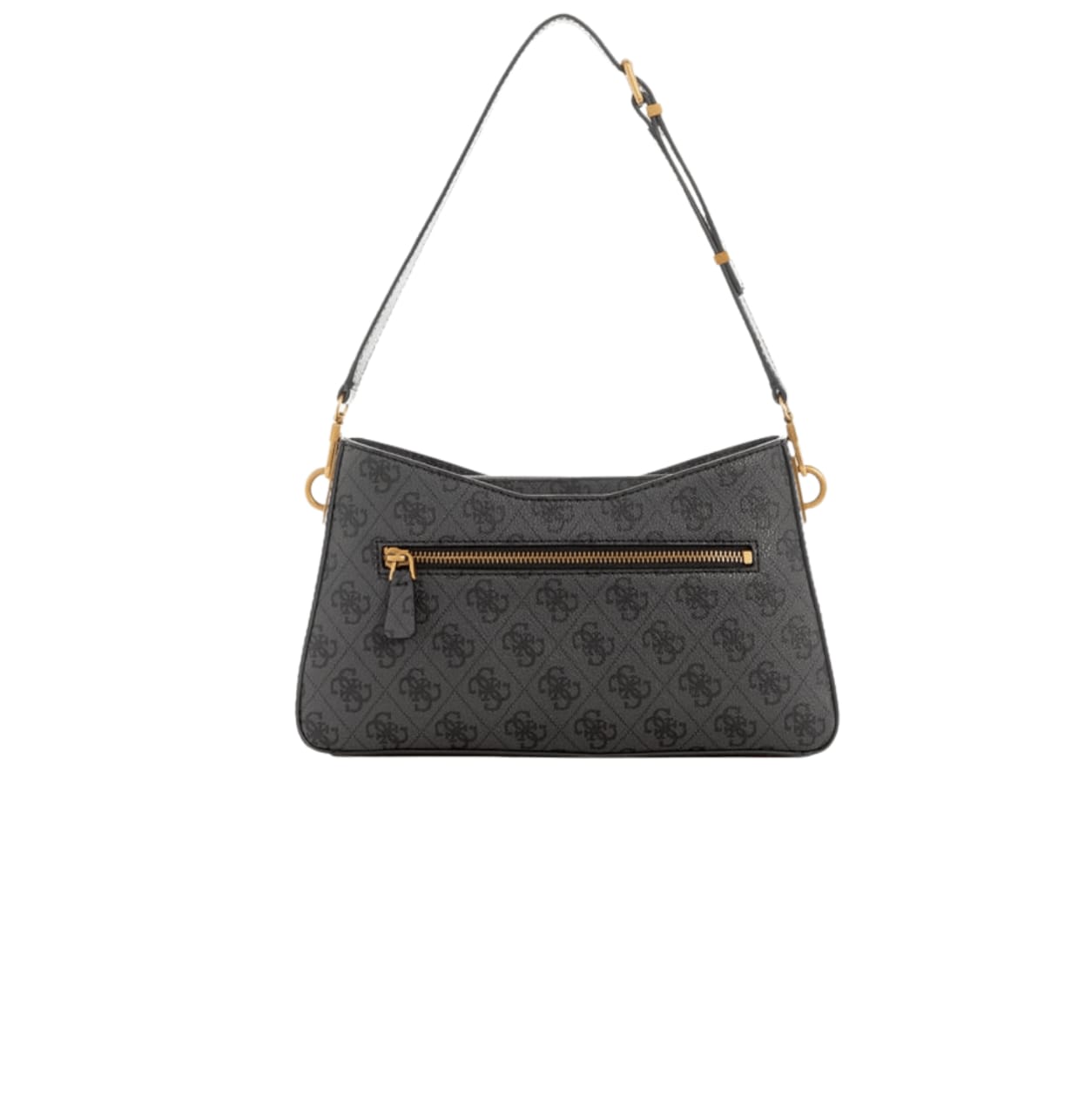 Guess | Coal Logo Printed Ginevra Logo Elite Shoulder Bag