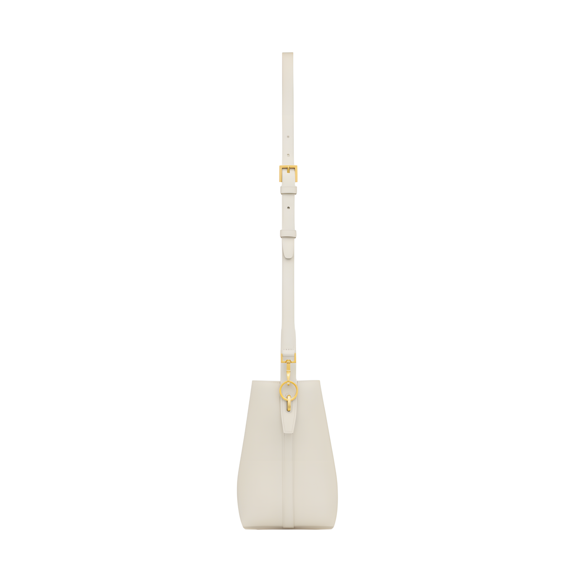 YSL Bag | Le 37 Shiny Leather White Vintage