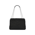 Saint Laurent Bag | Loulou Black Silver