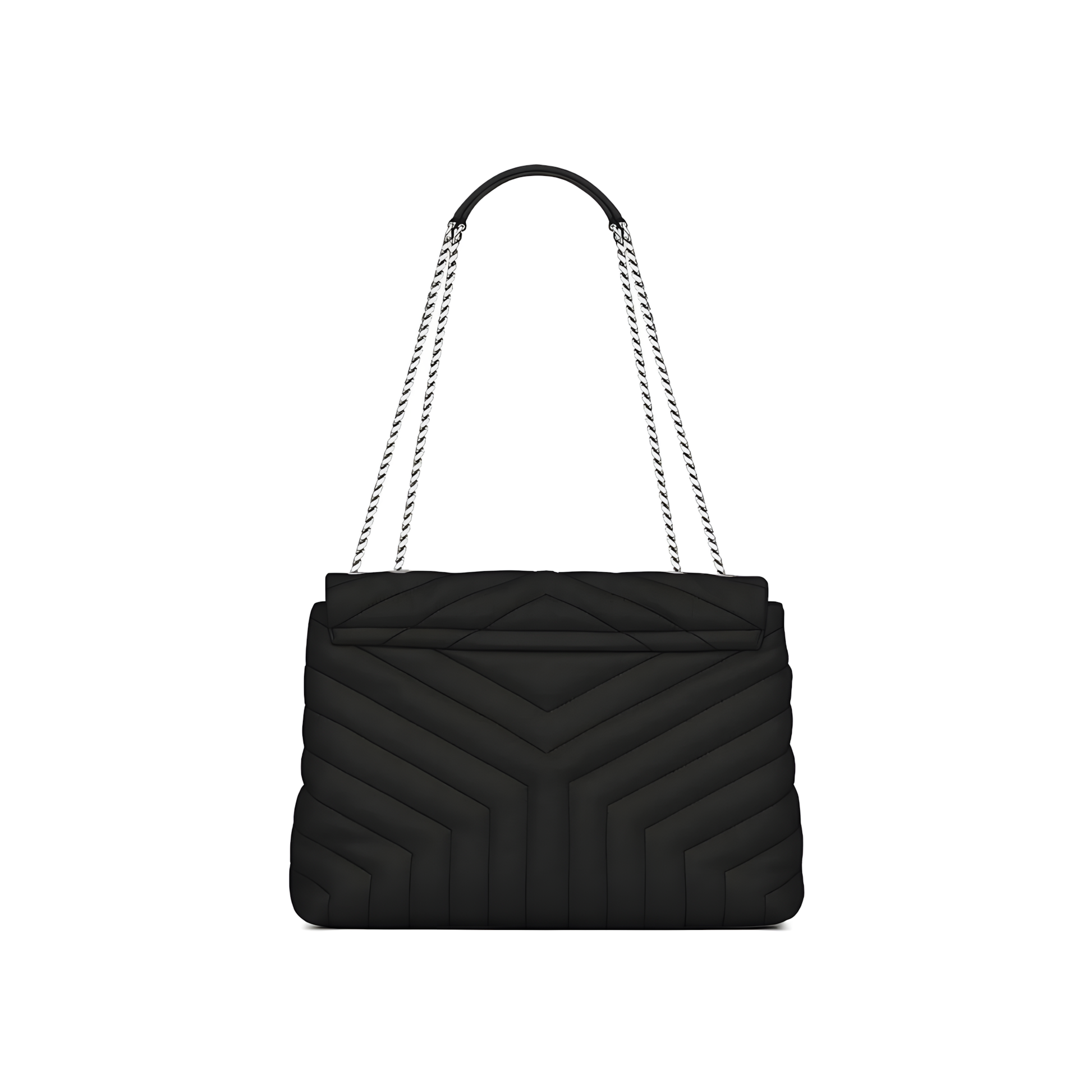 Saint Laurent Bag | Loulou Black Silver