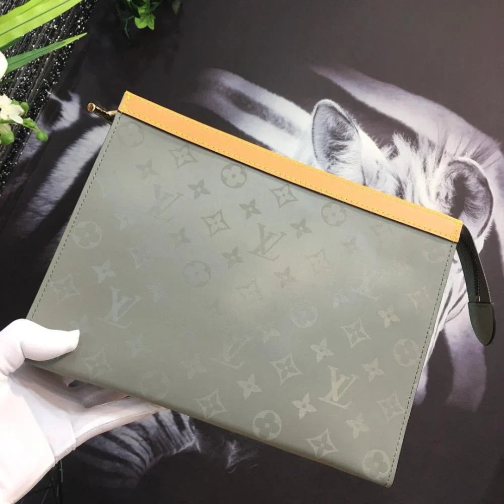 Louis Vuitton Monogram Titanium Pochette