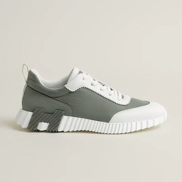 Hermès Bouncing Sneaker étoupe / blanc