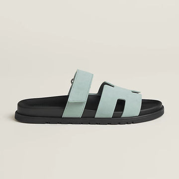 Hermes Chypre Sandal Espom bleu glacier