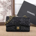 Chanel Bag | Camellia Flap Black