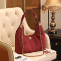 Chanel Bag | Medium Hobo Handbag Burgundy