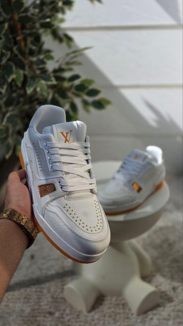 LV Trainer sneaker White Cramel