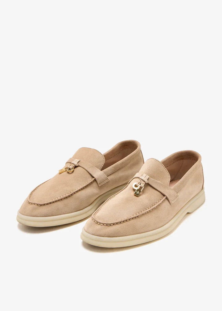 LORO PIANA Babouche Charms Walk  beige| Women's