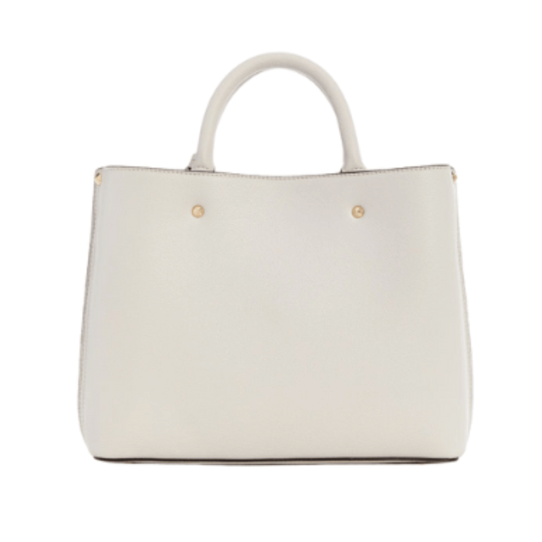 Meridian Girlfriend Satchel Bag In Ivory Polyurethane