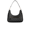 Guess | Noreen Top Zip Shoulder Bag In The Coal Logo