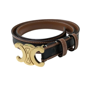 CELINE Triomphe Belt Brown