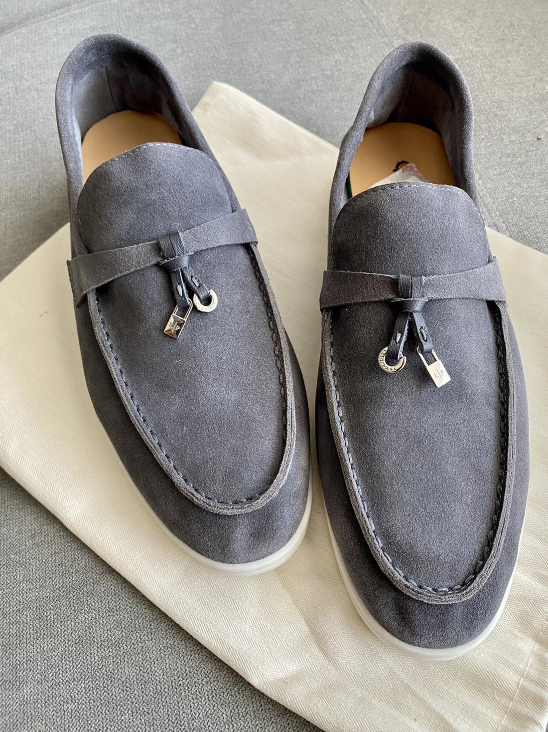 These are Loro Piana Summer Charms Walk  Grey| Women's
